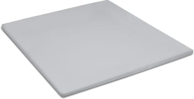 Cinderella Weekend - Topper hoeslaken (tot 15 cm) - Katoen - 160x210 cm - Lichtgrijs