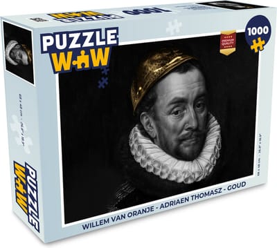 Puzzel Willem van Oranje - Adriaen Thomasz - Goud - Legpuzzel - Puzzel 1000 stukjes volwassenen