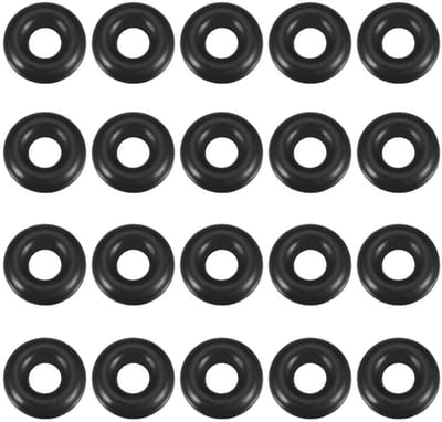 Dailygoods- O-ringen 20 stuks - Nitrilrubber - Afdichtingsringen - 12 mm buitendiameter - 5 mm binnendiameter - Duurzaam en flexibel
