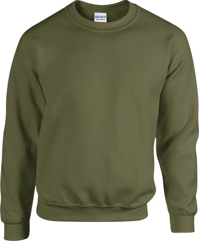 Gildan - Heavy Blend Unisex Sweater - Military Green maat XXL