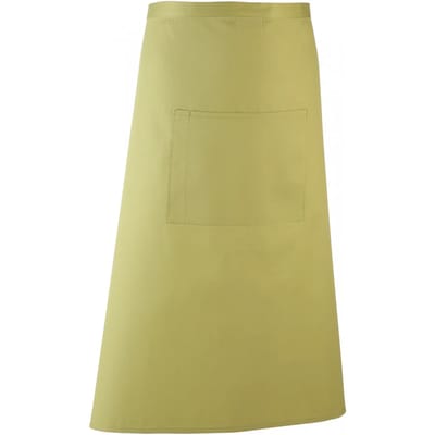 Schort/Tuniek/Werkblouse Unisex One Size Premier Lime 65% Polyester, 35% Katoen