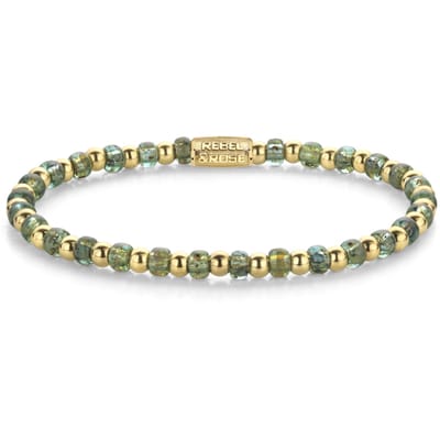 Rebel and Rose - RR-40145-G - Glass Rocks Secret Garden - Armband-S