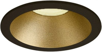 Inbouwspot Felipe met Philips HUE White - inbouwspot - Goud / Zwart - rond verdiepte spot - Voor binnen / woonkamer / keuken / slaapkamer - IP20 - GU10 - Buitendiameter: 82MM - boorgat: 70-72MM - min. Inbouwdiepte: 90MM
