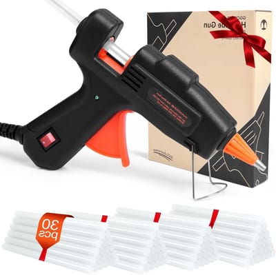 Hot Glue Gun met 60 Lijmpatronen voor DIY-projecten, Kleine Klussen en Snelle Reparaties in Huis en Kantoor, 20 W Lijmpistool