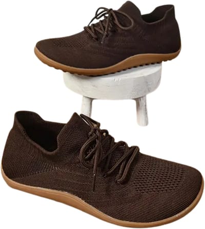 Bovista Barefoot Schoenen - Waterschoenen - Aquashoes - Afzwemschoenen - Zwemles - Dames & Heren - Fitness - Sportschoenen - Donkerbruin - Maat 36