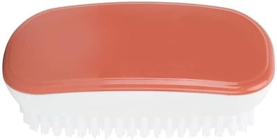 Wassborstel - Kledingborstel Schoenborstel - Huishoudelijk reinigen - Optimale borstelsterkte - 13x6x4cm - Rood