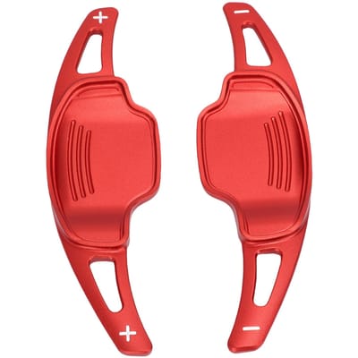 Auto Stuurwiel Schakelpaddles Dubbele Functie Vervanging voor ZL1 TL1 TL SS 2017-2024 red