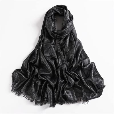 Dames sjaal - Stola hoofddoek - Feestelijke gelegenheid - Met glitterdraad - 80x200 cm - Meerdere kleuren