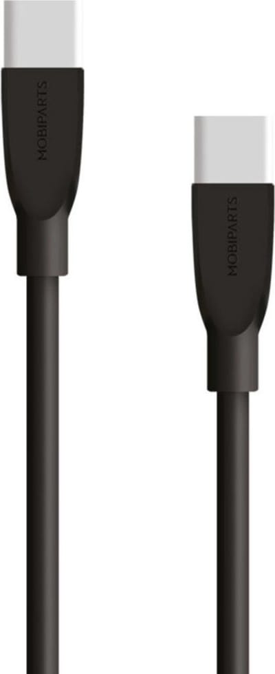 Mobiparts USB-C to USB-C Kabel 3A/60W 1m - Zwart