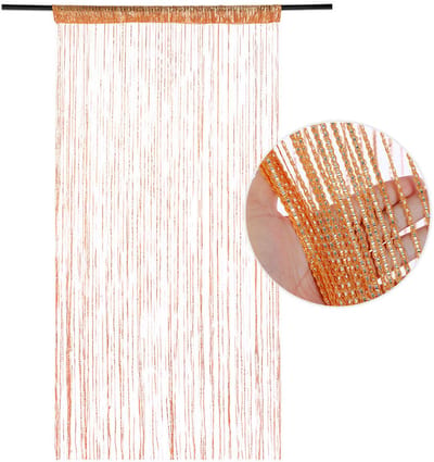 Gordijn voor raamdecoratie, kamerverdeler, enkel gordijn voor raam, 90x200cm