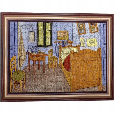 Trefl Puzzlorama 500 el. Van Goghs Kamer in Arles Puzzel met Lijst