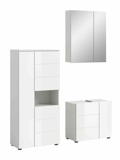 Vira Badkamerset 3 Delen - 91x190x34cm