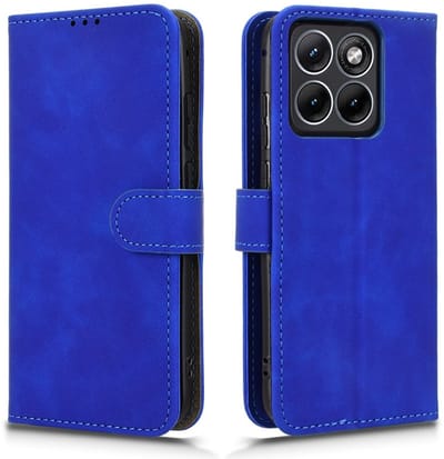 Coverup Hoesje - Geschikt voor Motorola Edge 70 Fusion Hoesje - Coverup Book Case - Blauw