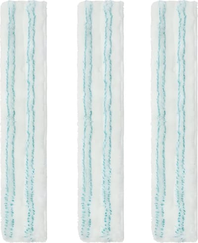 3x vervangingsdoek raamwisser geschikt voor Leifheit Window cleaner raamwisser 3-in-1 - 32cm doek dweil