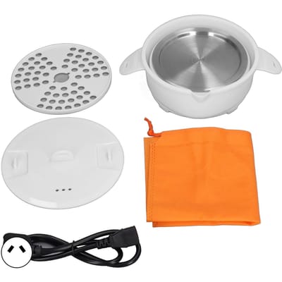 Elektrische Hot Pot Koker Multifunctioneel 1.2L Draagbaar Opvouwbaar Elektrische Hot Pot voor Thuis Slaapzaal L gray