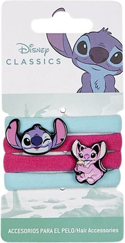 Hair ties Stitch 4 Pieces Multicolour