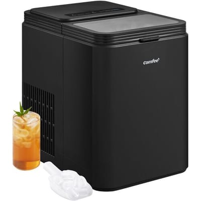Comfee IJsblokjesmachine RCI12BL1EU - 12 kg ijs per dag - Zelfreinigend - 29,5 x 21,3 x 29,5 cm - Zwart