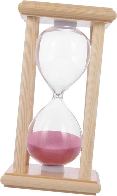 Zandloper Timer - Klassieke Zandloper - Koken Spelletjes - 15 Minuten - 10x10x10 mm - Blauw
