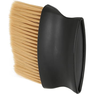 Nekborstel Ergonomische ABS Handgreep Duurzame Zachte Nylon Borstelharen Haarverwijdering Kappersborstel voor Kapsel beige