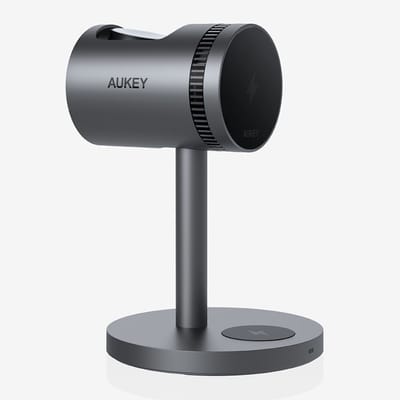 Aukey LC-MC311A MagFusion 3-in-1 Pro Qi2 Active Cooling Wireless Charging Station