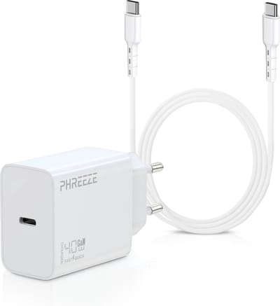 40w usb C Adapter - Usb-C naar usb C Kabel 2 Meter - Snellader - Usb C Lader