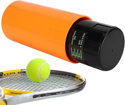 Tennisbalhouder - Bal reparatie - Druk behouden - Versterkt ABS materiaal - 215 cm lengte - Oranje