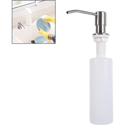 300ml Keuken Badkamer Handzeepdispensers Spray Vloeibare Zeepdispensers Plastic Fles L(for 6.5-9kg) white