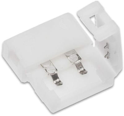 Plug-in verbinding voor 10 mm LED-strips FLASH (5630) 14,3 x 15,3 x 5 mm 2-polig