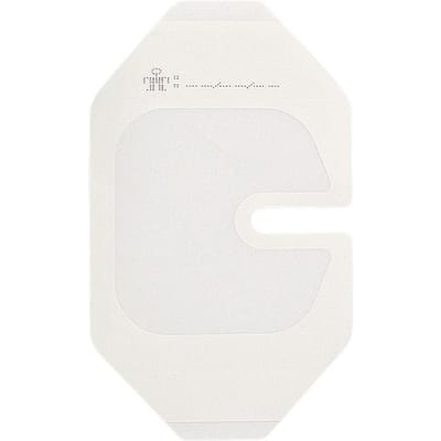 PU transparent visual water barrier dressing sticker octagonal invisible fit catheter fixed application film indwelling patch white
