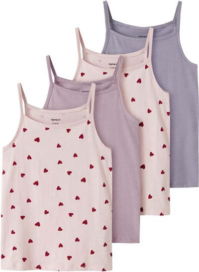 NAME IT- NKFSTRAP TOP 4P AOP NOOS - Meisjes - Underwear