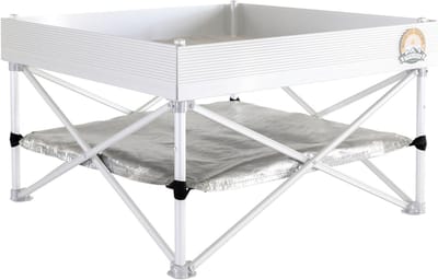 Hitte Schild - Warmte Reflector - Bescherming Terrein - Lichtgewicht Ontwerp - 61 cm - Zilver