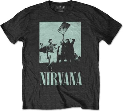 Nirvana - Dips Heren T-shirt - S - Zwart
