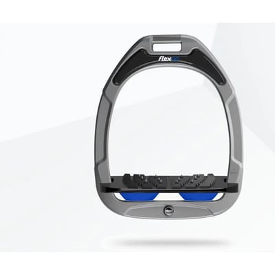 Ingelogde ultra grip aluminium/zwart/blauw Flex-On Green Composite