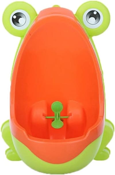 Kinder Urinoir - Pee Potje Jongens - Zindelijkheidstraining - Kikker Cartoon Vorm - 30x21x16cm - Blauw