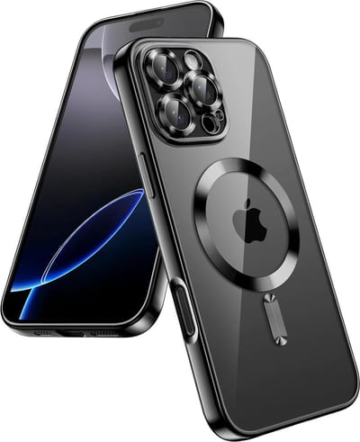 Hoesje Geschikt voor iPhone 16 Pro Max Hoesje - Geschikt voor MagSafe - Arara siliconen Backcover- Zwart