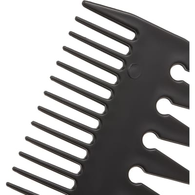 3-in-1 Plastic Kammen Ontwarrende Haarkam Kam met Brede Tanden Antistatische Kam Kappersstylingtool gray
