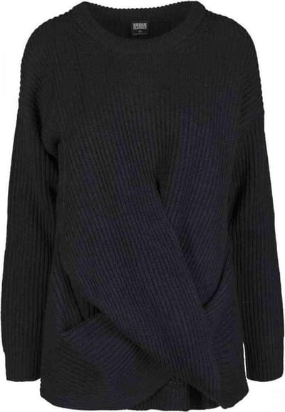 Urban Classics - Wrapped Sweater/trui - S - Zwart
