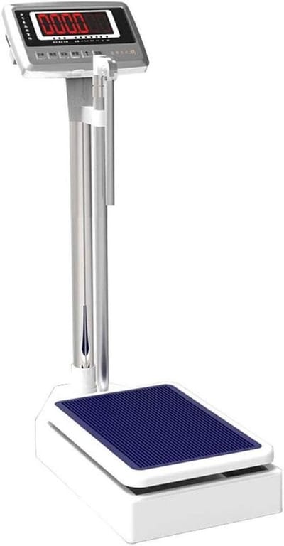 Precisie Weegschaal - Lengte en Gewicht - Gezondheid Meten - Hoge Nauwkeurigheid - 200kg 190cm - Zilver