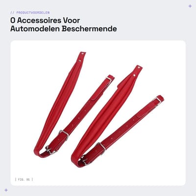 Dailygoods- Accessoires - Comfortabele Riem - Premium Synthetisch Leer - Eenvoudige Installatie - Waterdicht - Slijtvast - Accordeonriem