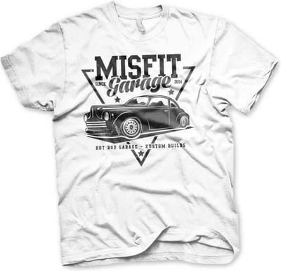 Misfit Garage Heren Tshirt -S- Since 2014 Wit