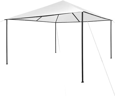 Partytent Buiten - Paviljoen Tuin - Feesten Organiseren - UV- en Vuilbestendig - 4 x 4 x 3 m - Wit