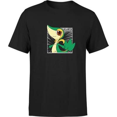 Pokemon Snivy Men's T-Shirt - Black - S