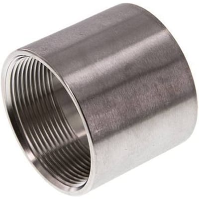2'' NPT RVS Ronde Sok 16 Bar - FL2S-F-SH-200N