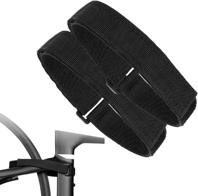 Fiets Bagagedrager Banden - Bagage Riemen - Bagage Vervoeren - Antislip Binnenband - 2 Stuks - Zwart