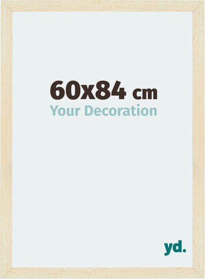 Your Decoration - Fotolijst 60x84 cm - MDF - Zand Geveegd - Mura