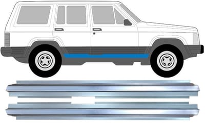 Reparatie dorpel voor Jeep Cherokee 1984-2001 / Links + Rechts / Set