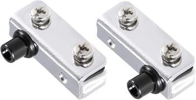 Verstelbare Glazen Deur Scharnieren voor 3-5mm Dikte - 2 Stuks, Ideaal voor Meubelherstel en Slaapkamer Decoratie