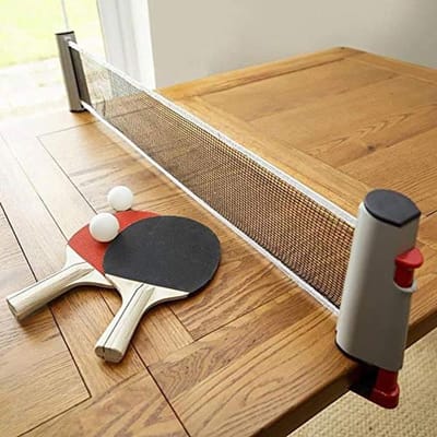 Tennisspel Set - Ping Pong - Buiten Spelen - Inclusief Net - 4 Spelers - Multicolor