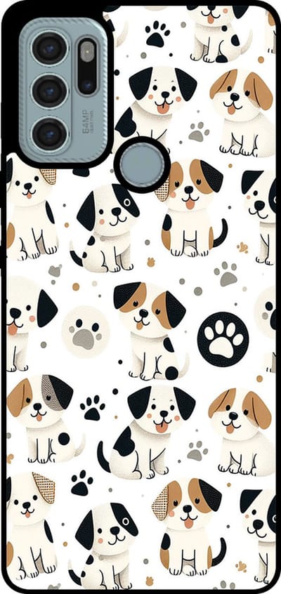 Smartphonica Telefoonhoesje Geschikt voor Motorola Moto G60s met honden opdruk - TPU backcover case dog design geschikt voor Motorola Moto G60s