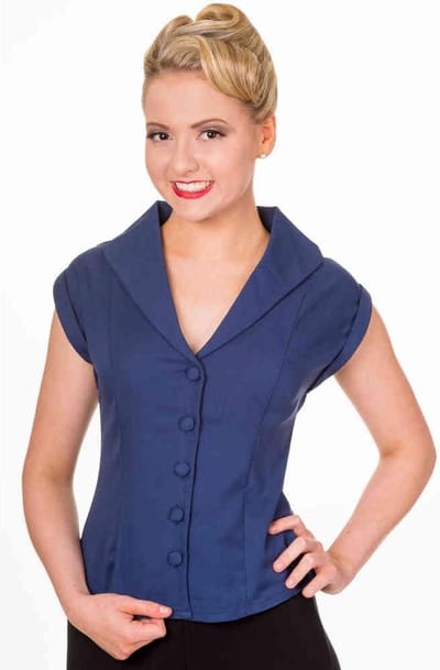 Dancing Days - DREAM MASTER Blouse - XS - Blauw